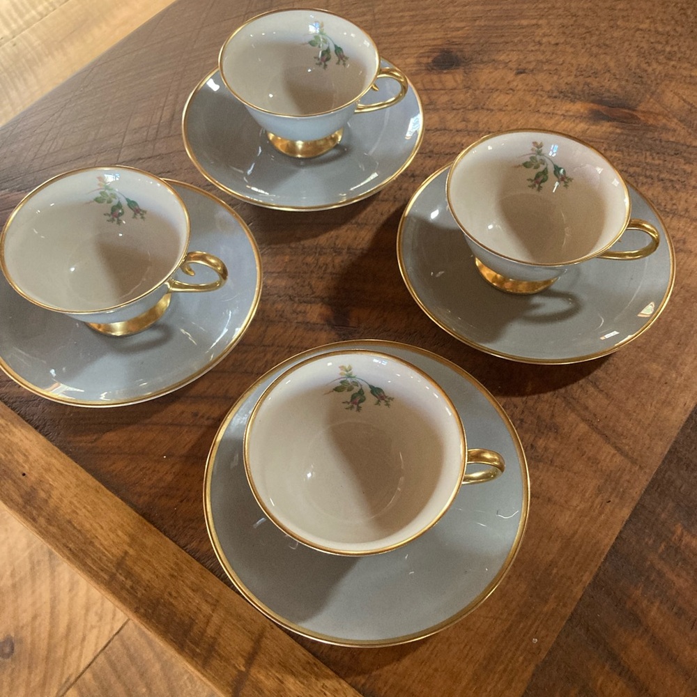 Vintage | Set of 4 Flintridge San Marino Cups & Saucers - Picture 3 of 7